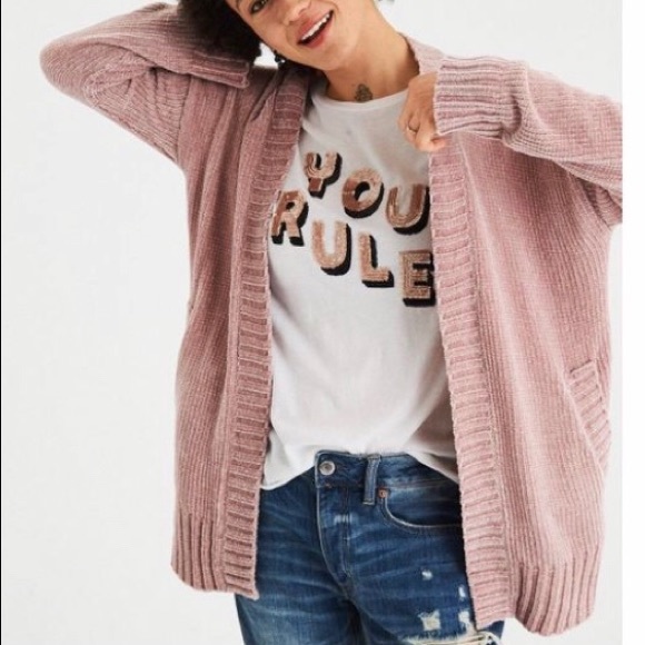 ae slouchy cardigan